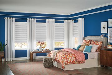 Bali Classic Kingfisher Flat or Looped Roman Shade (5921 Blinds) photo