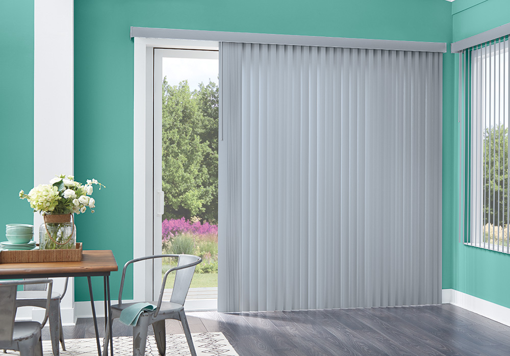 Vertical Blinds room scene bali essentials