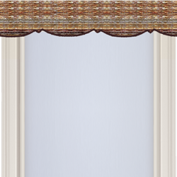 Horizontal natural shade valance
