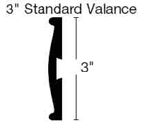 Standard Bali Essentials Fauxwood valance