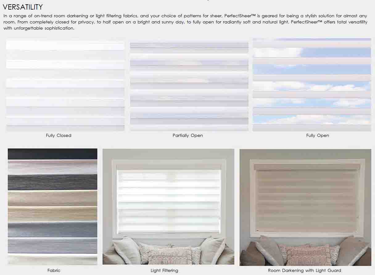 Perfect Sheer versitility