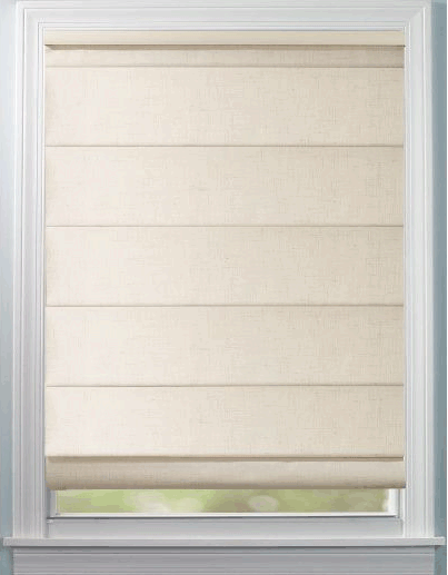 Roman shade valance option