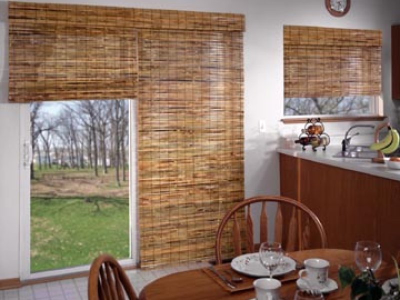 Levolor Natural Shades Bamboo Essence Origami with a soft flat bamboo feel.