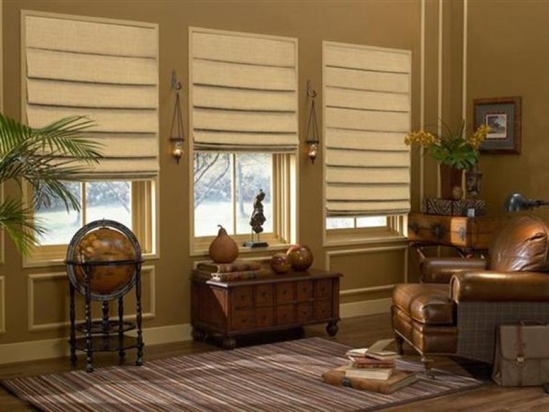 Bali Fabric Roman Shade Linen has a lineal textured collection.