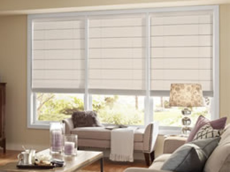 Levolor Roman Shades Seclusions Flat Style. A Great Choice in Window Treatments.