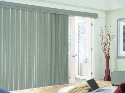 Bali blinds Americana vinyl vertical blinds have a definate silk lik.e appearance