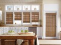 Bali Fabric Roman Shade Fiddlestix has a weaved textured look