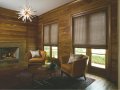 Bali Fabric Roman Shade Fiddlestix has a weaved textured look