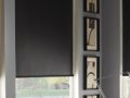 Our Brand Reminiscent Black out Roller shade 3 ply vinyl