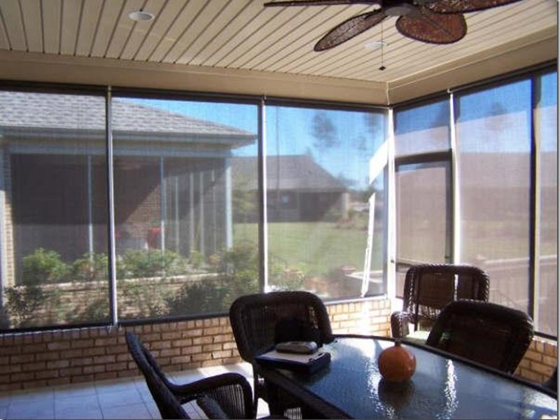 Roller Shades Style Tabby - are featured as a solar shade or blind.