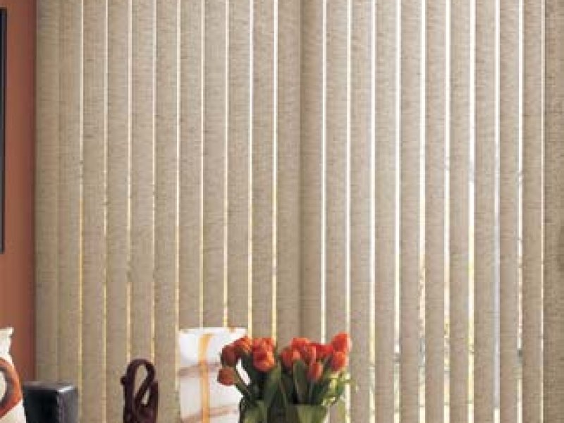 Bali blinds vertical blind collection Bellaire can be purchased as free hanging vanes.