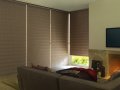 Bali Fabric Roman ShadeTerrace is a  horizontal weave