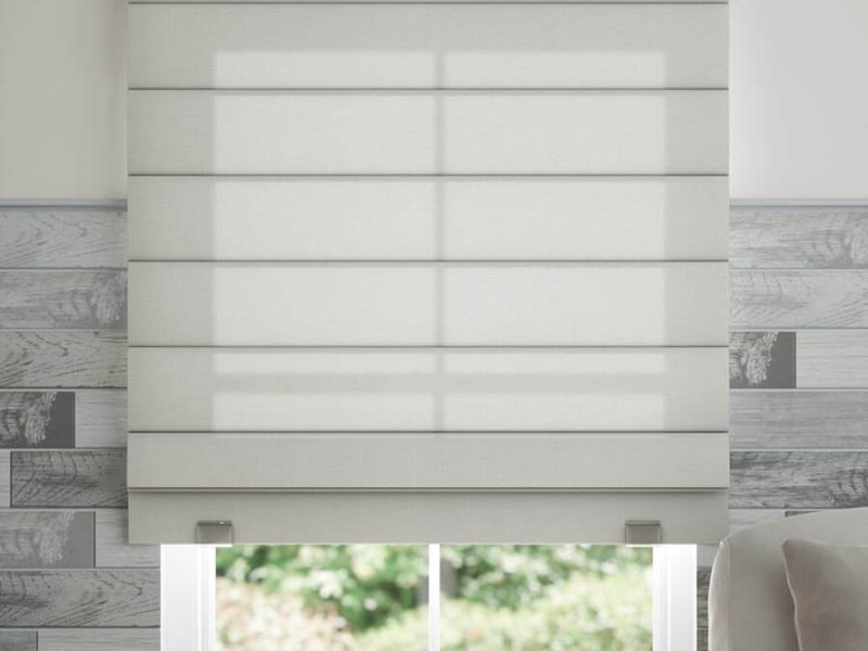 Soft Fold Bergamo roman shade