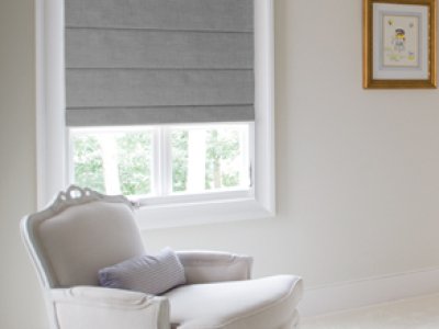 Leo Levolor Roman Shades Flat Style