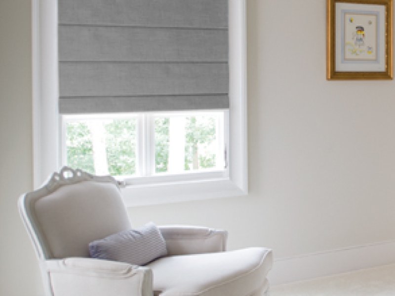 Leo Levolor Roman Shades Flat Style