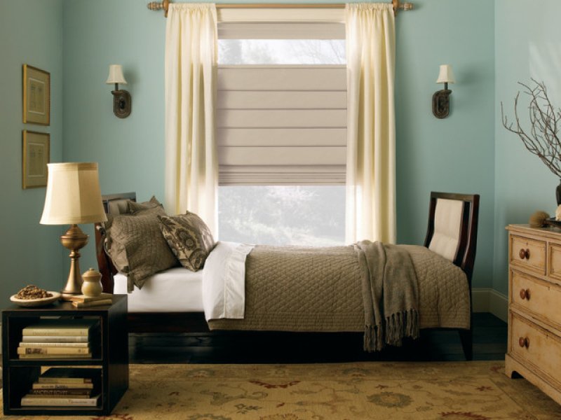 Forre is available in a soft fold roman shade