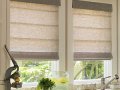 Kingston roman shade by Levolor flat