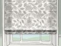 Flat folded Roman shade Valour 