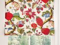 Roman shade in a dandilion print
