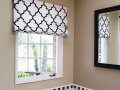 Paxton geometric roman fabric shade