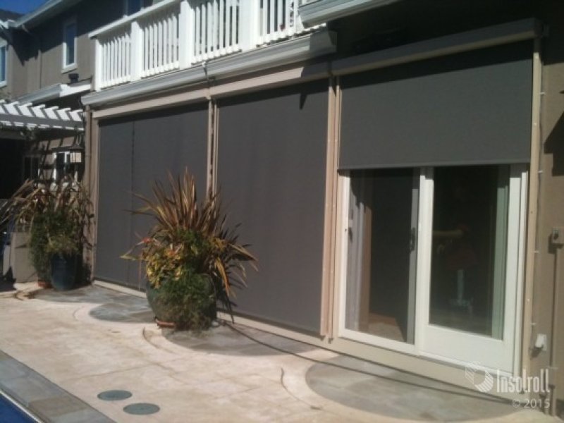 Bali exterior solar roller shade muse