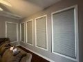 Norman large pleat blackout cellular shade