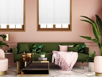 Room Darkening Black out shade by Bali called Arcadia