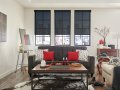Fiji room darkening roller shade by Bali