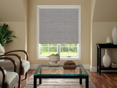 Bali roller shade called Fiji Black out