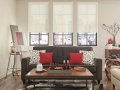 Rustic roller shade by Bali