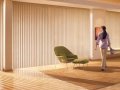 Vinyl Savannah vertical blinds are all washable vinyl texture.