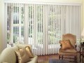 Textured  Savannah vinyl vertical blinds are all washable