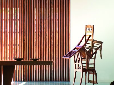 Polyester fabric woven fabric Rylee vertical blinds