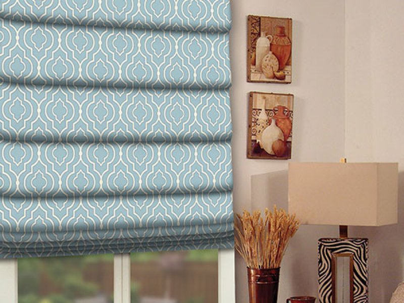 Soft fold Sherlock roman shade
