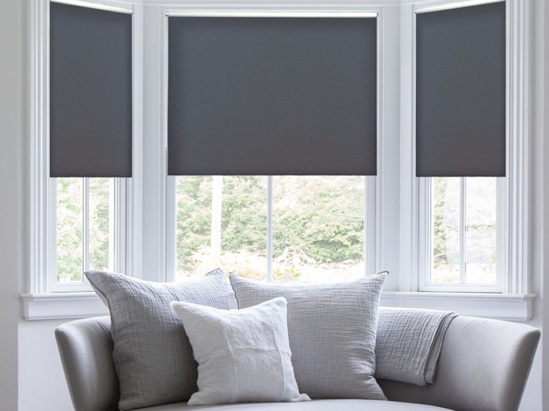Textured roon darkening shade called  Nordic