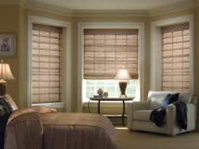 Bali Woven Wood Blindsoffers Sea Shell  as a style.