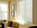 Fauxwood blinds in 2.5 size cordless