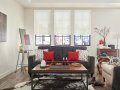 Dundee light filtering by Bali roller in textured fabric