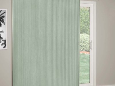 Hideaway blackout vertical cellular