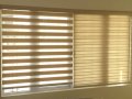Sheer soft horizontal roller shades zebra