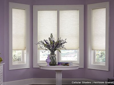 Norman designer small pleat cellular shades light filtering