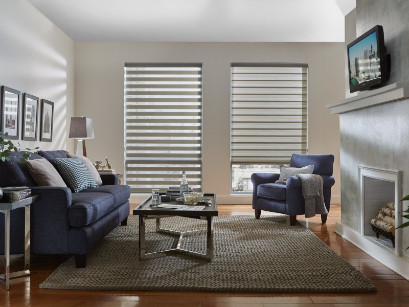 sheer shade banded premium plus