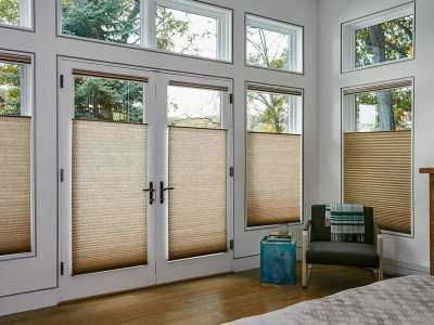 Light Filtering Windsong Linen weave cellular